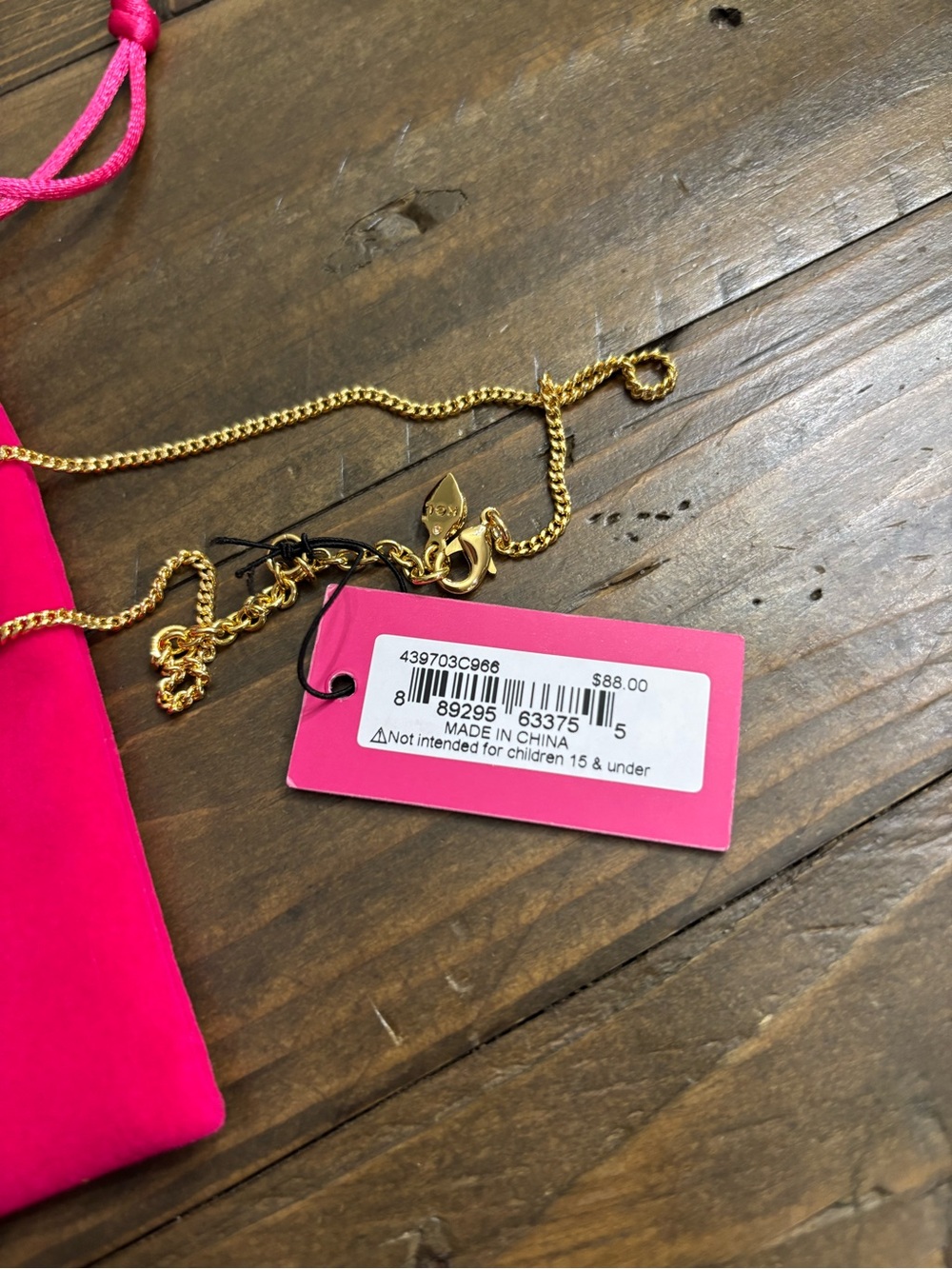 Kurt Geiger London Eagle Pendant Necklace with Dust Bag - Picture 3 of 3